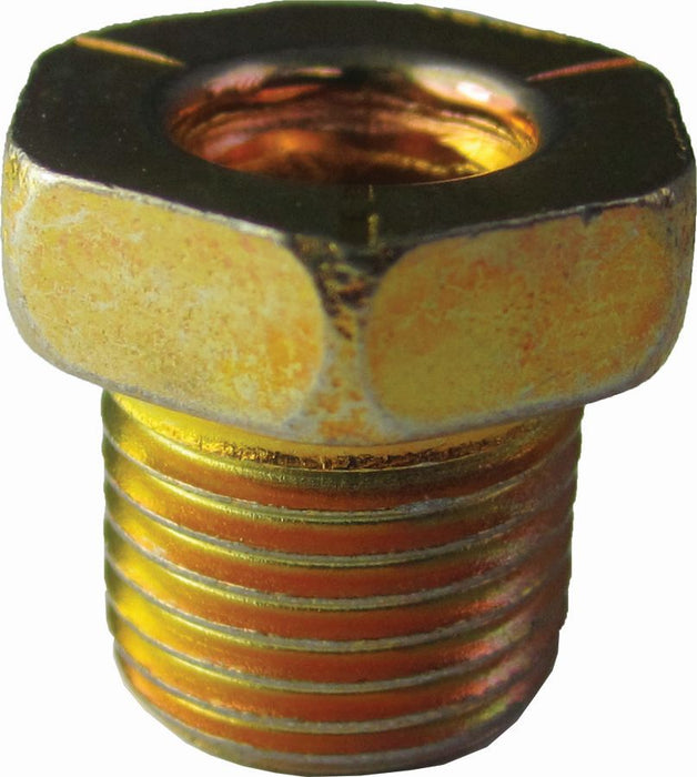 FMSI 3415 1/4" x 7/16" - 24 Standard Steel Invert Flare Tube Nut