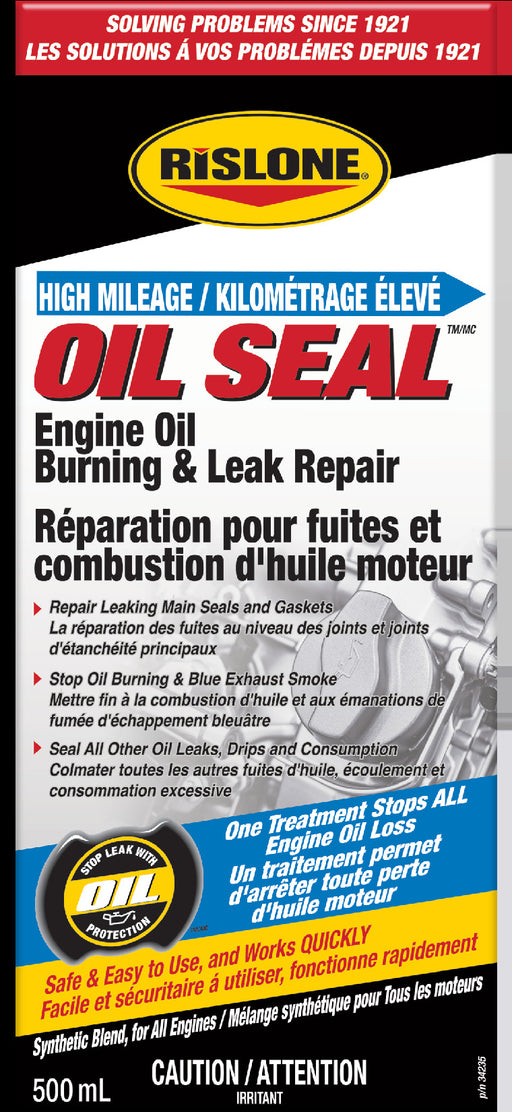 Rislone (308) 34235 RISLONE OIL SEAL ENGINE OIL BURNING & LEAK REPAIR 500ML