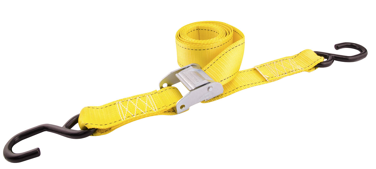 Erickson (447) 34409 2 Pk. 2"x8' 2200 lb Cam Lock Tie Down Yellow