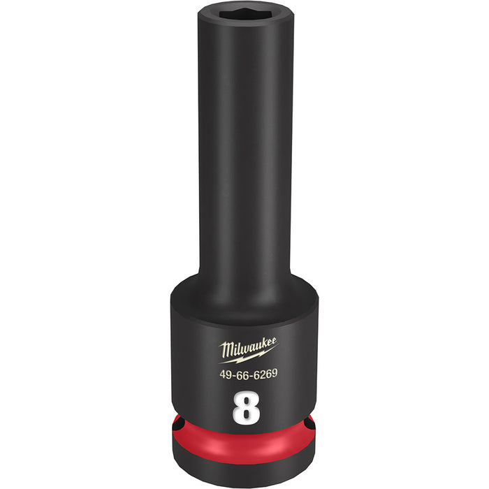 Milwaukee 49-66-6269 SHOCKWAVE Impact Duty™ 1/2"Drive 8MM Deep 6 Point Socket