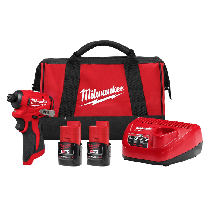 Milwaukee (366) 3450-22 M12 SUBCOMPACT BRUSHLESS 1/4IN HEX IMPACT DRIVER KIT
