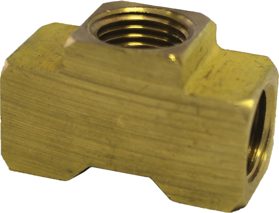 FMSI (450) 3471 3/16" x 3/8" - 24 Invert Flare Brake Line Union Tee