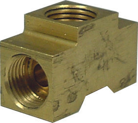 FMSI 3472 1/4" x 7/16" - 24 Invert Flare Brake Line Union Tee