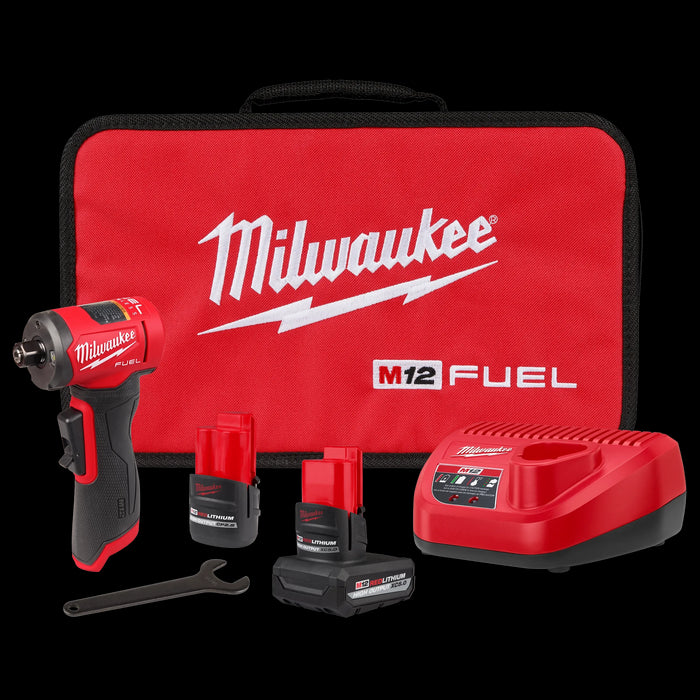 Milwaukee 3485-22 M12 FUEL™ 1/4" Right Angle Die Grinder Kit