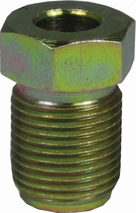 FMSI 3496 1/4" x 12mm x 1.0 Steel Invert Flare Tube Nut (Short Dog Point)