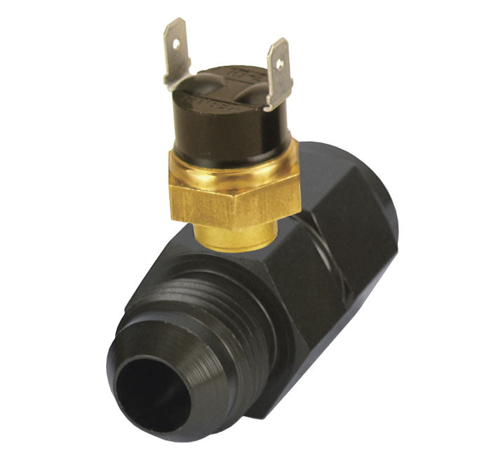 Derale Performance 35026 Premium In-Line Fan Control Thermostat 190°, -8AN x -8AN