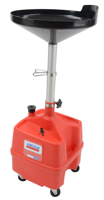 Lincoln 3508 Lincoln Industrial 3508 Low Capacity Plastic Used Fluid Drain, 8 Gallon (30 liter)