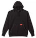 Milwaukee 350B-L Heavy Duty Black Pullover Hoodie - L