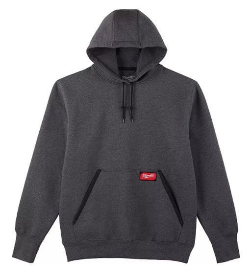 Milwaukee 350G-2X Heavy Duty Grey Pullover Hoodie - 2X