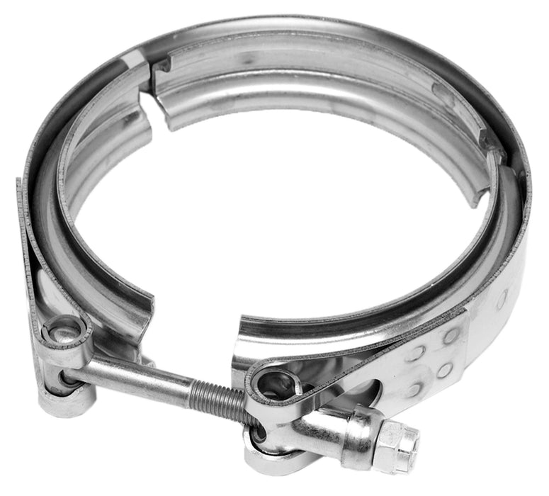 Walker (670) 35131 Walker Heavy Duty V Band Clamp. Stainless Steel Natural V-Band Clamp (4" Diameter). Nut Type: Locking nut. Class: HD