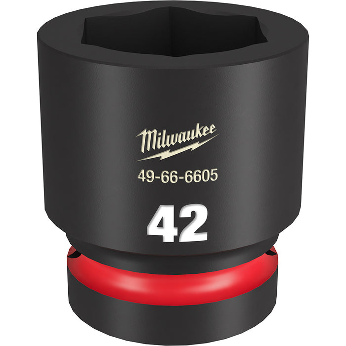 Milwaukee (366) 49-66-6605 SHOCKWAVE Impact Duty™ 1"Drive 42MM Standard 6 Point Socket