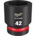 Milwaukee (366) 49-66-6605 SHOCKWAVE Impact Duty™ 1"Drive 42MM Standard 6 Point Socket