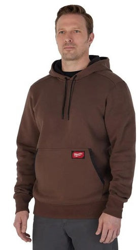 Milwaukee (366) 351BR-XL Midweight Pullover Hoodie (Brown) XL