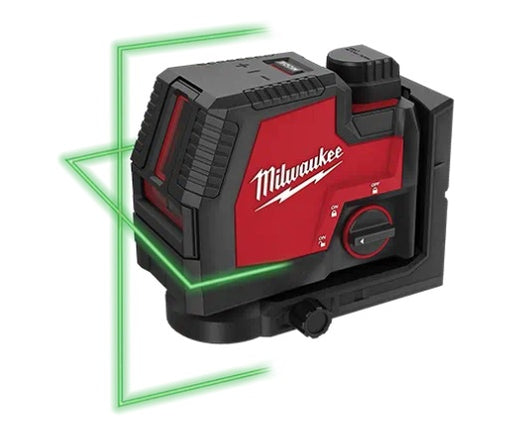 Milwaukee 3521-21 Milwaukee USB Rechargeable Green Cross Line Laser