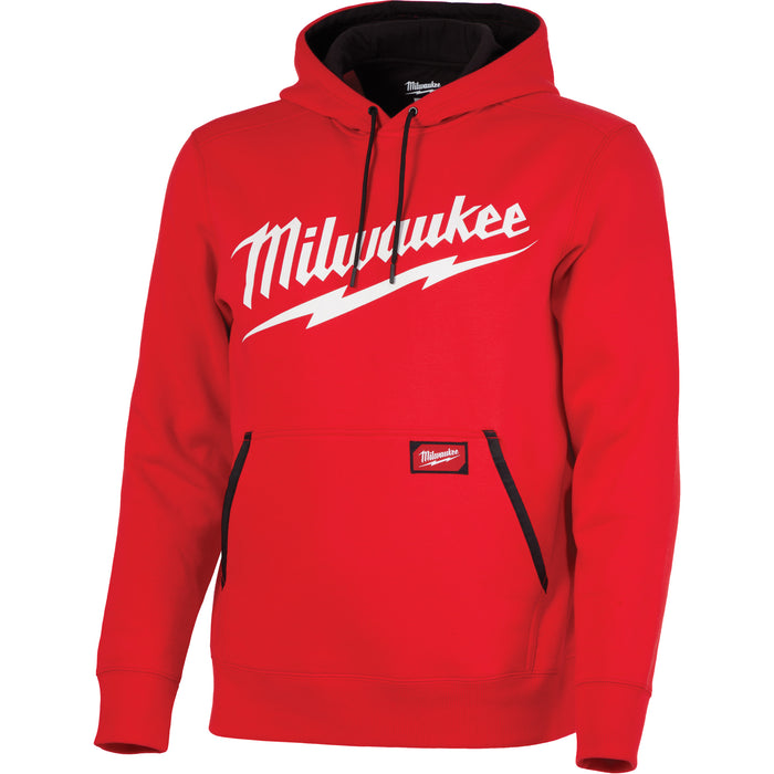 Milwaukee (366) 352R-L Big Logo Midweight Hoodie - Red L