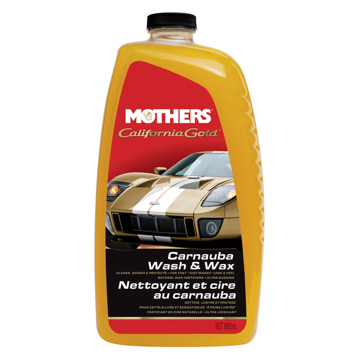 Mothers (177) 35674 CALIFORNIA GOLD CARNAUBA WASH & WAX 64OZ