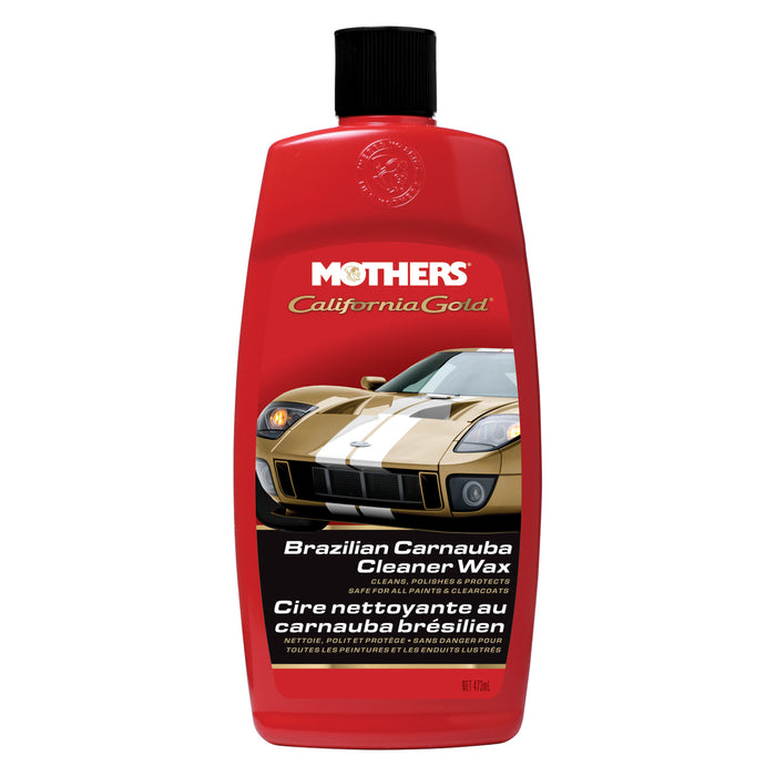 Mothers 35701 CALIFORNIA GOLD BRAZILIAN CARNAUBA CLEANER WAX 16OZ