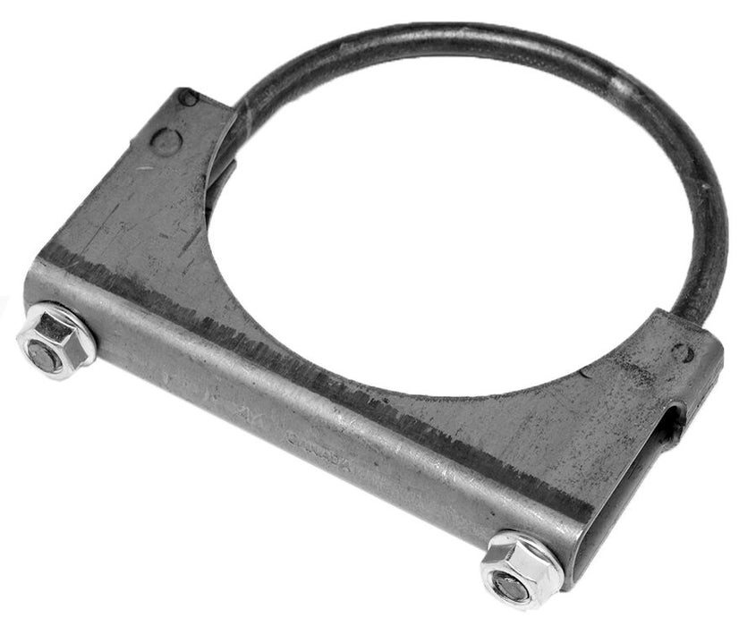 Walker 35774 4" Walker HEAVY DUTYU Bolt Clamp w/WELDED SADDLE. 3/8" U-Bolt