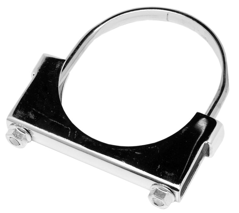 Walker (670) 35777 5" Walker Heavy Duty Flat Strap U Bolt Clamp. 3/8" U-Bolt. Chrome Plated.