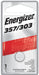 Energizer 357BPZ Energizer 357/303 Silver Oxide Button Battery, 1-Pack