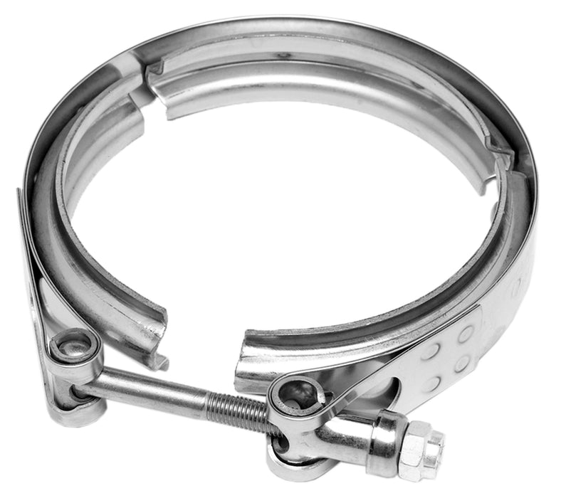 Walker (670) 35805 Walker Heavy Duty V Band Clamp. Stainless Steel Natural V-Band Clamp (4" Diameter). Nut Type: Locking nut. Class: HD