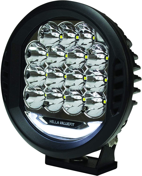 Hella (526) 358117161 Hella ValueFit LED-Spotlight 500 - 12/24V - 2100lm - 6" Round - Bracket - Cable: 2500mm - mounting
