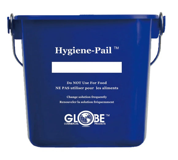 Globe 3616B 6 Qt Bucket/Sanitizing Hygiene–Pail®, Blue