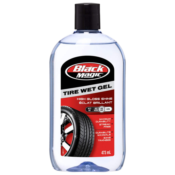 Permatex 36211 Black Magic Tire Wet Shine Gel, Weather-Resistant, 473-mL
