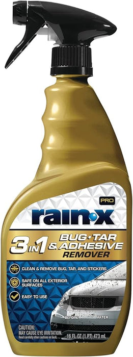 Permatex 36237 Rain-X 3In1 Bug Tar Adhesive Remover 473Ml Bottle