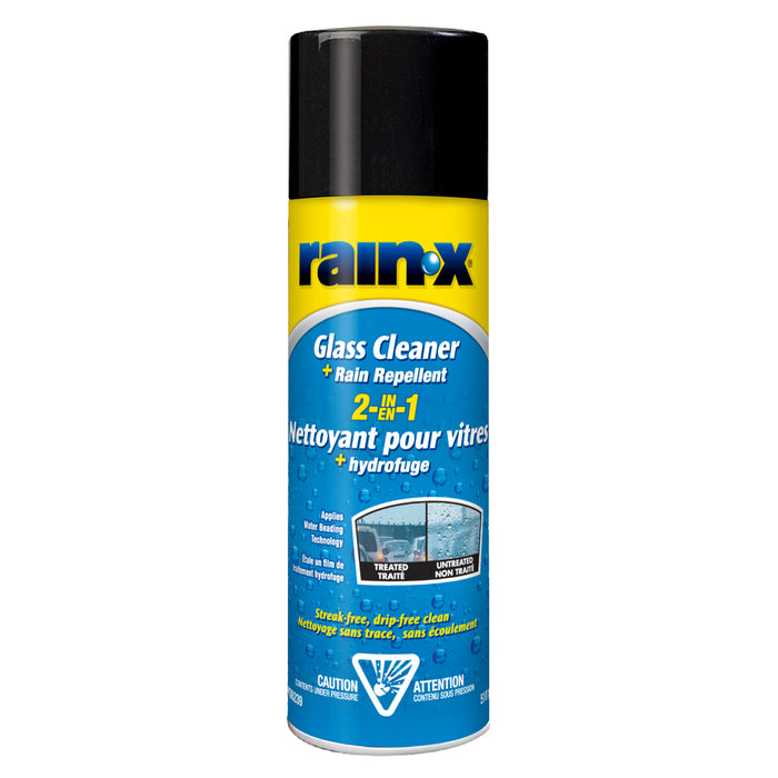 Permatex (610) 36239 Rain-X 2-in-1 Glass Cleaner with Rain Repellent, 510G