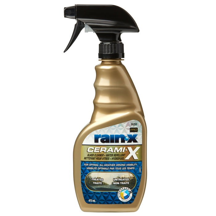 Permatex (610) 36250 RAIN-X PRO CERAMI-X GLASS CLEANER WATER AND REPELLENT 473ML