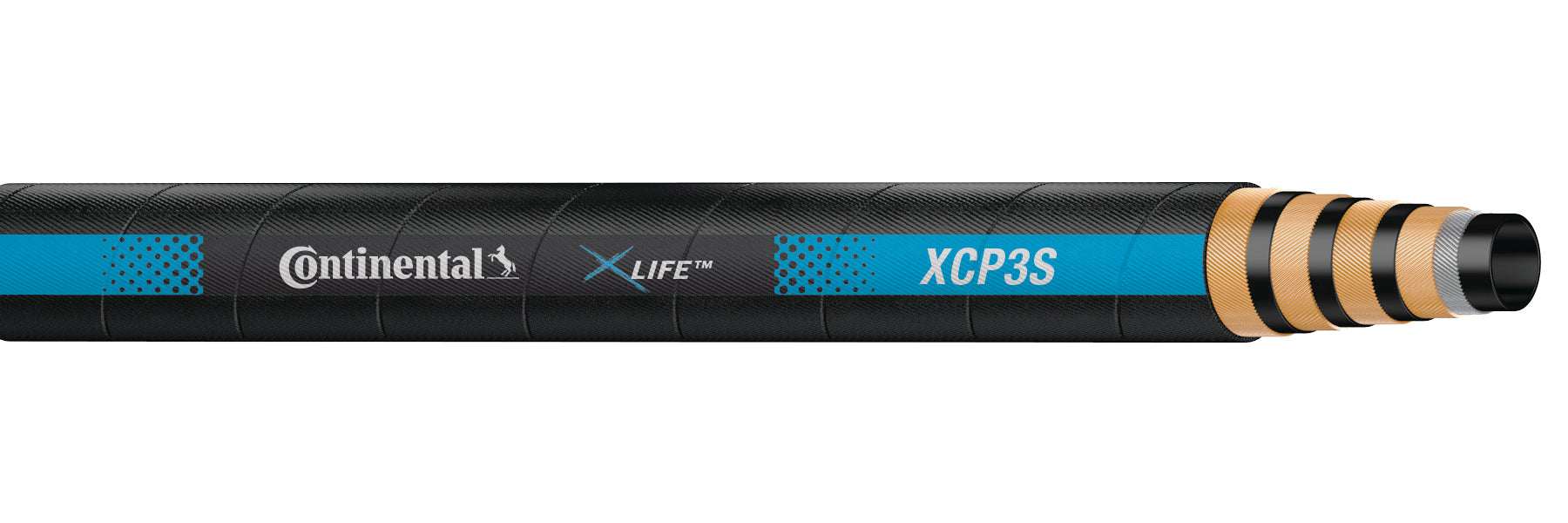 Continental Hydraulic XCP3S-20X50CL XCP3S 1-1/4" Constant Pressure Spiral 3000 psi Hose 50 FT