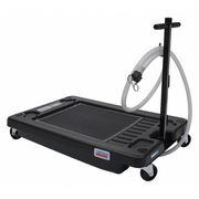 Lincoln 3665 Lincoln Industrial 3665 Low Profile Plastic Truck Drain, 17 Gallon Capacity w/ Camlock Evacuation Hose