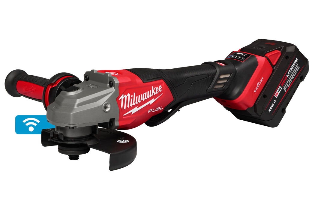 Milwaukee 3672-22 M18 Fuel 4-1/2In-6In Variable Speed Braking Grinder, Paddle Switch W/ One-Key Kit