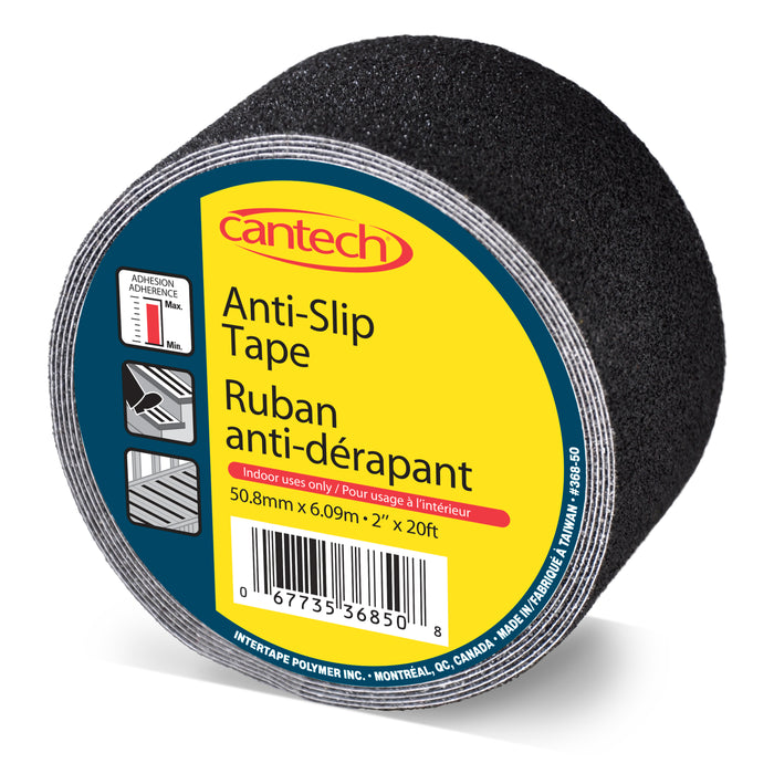 Cantech 368-50 50mm x 6m ANTI-SLIP BLACK TAPE