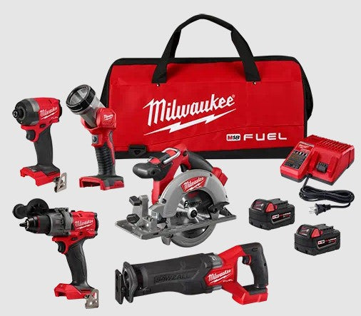 Milwaukee (366) 3697-25 M18 FUEL™ 5-TOOL COMBO KIT