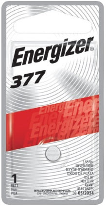 Energizer 377BPZ Energizer 377 Silver Oxide Button Battery, 1-Pack