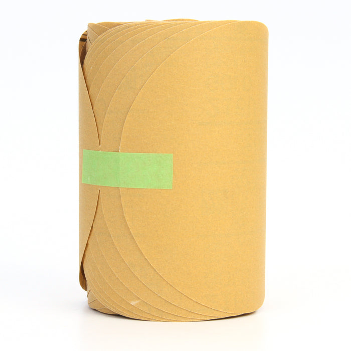3M 01438 3M™ Stikit™ Gold Disc Roll, 216U, 01438, P220, A-weight, 6 in (15.24 cm), Colour: Yellow, 3M Stock No. 7000119707