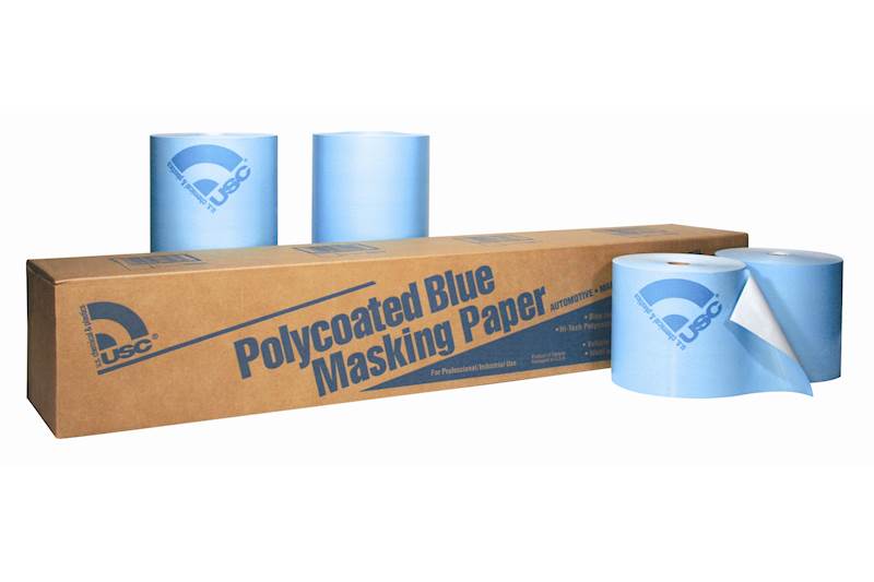 USC 38018 Polycoated blue premium masking paper