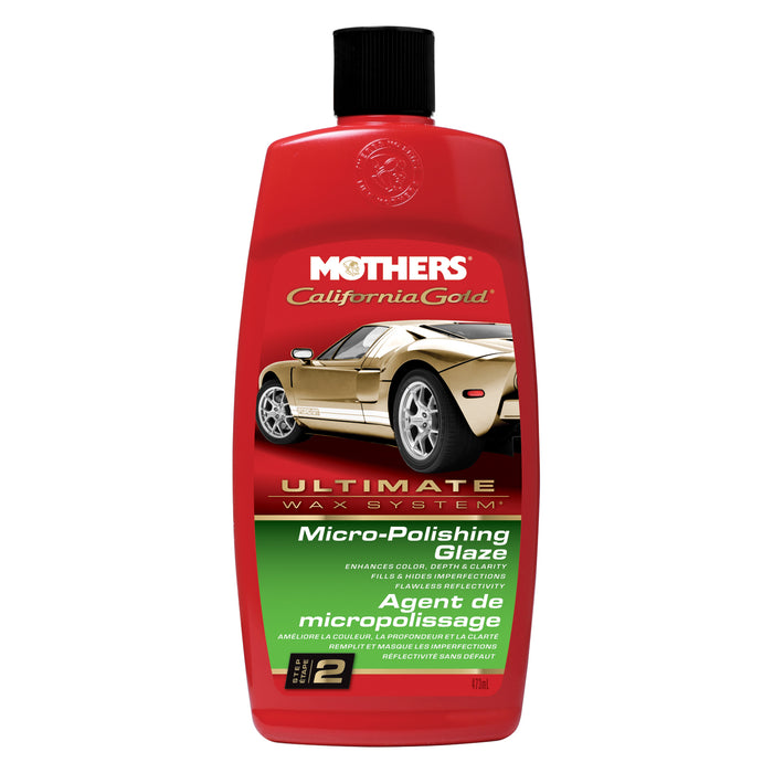Mothers 38100 CALIFORNIA GOLD MICRO-POLISHING GLAZE 16OZ