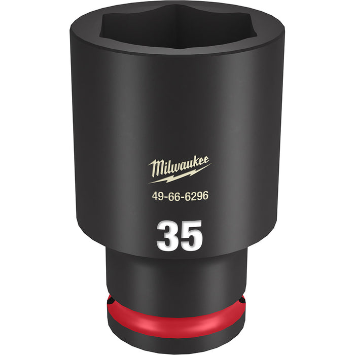 Milwaukee 49-66-6296 SHOCKWAVE Impact Duty™ 1/2"Drive 35MM Deep 6 Point Socket