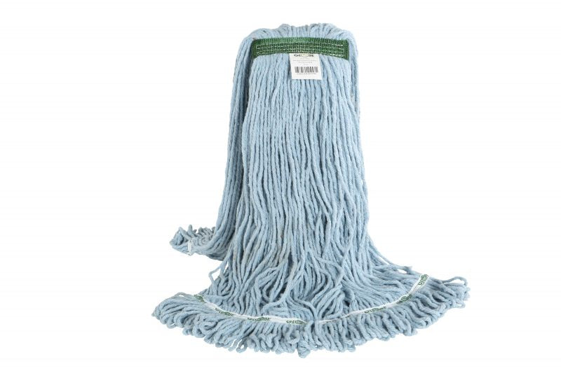 Globe (613) 3832 Syn-Pro® Synthetic Looped End Wet Mop Narrow Band Blue 32oz