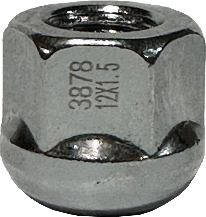 FMSI (450) 3878-25 CHROME BULGE NUT M12X1.5-19MM HEX (25 PACK)