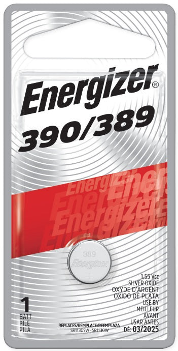 Energizer 389BPZ Energizer 389 Silver Oxide Button Battery, 1-Pack