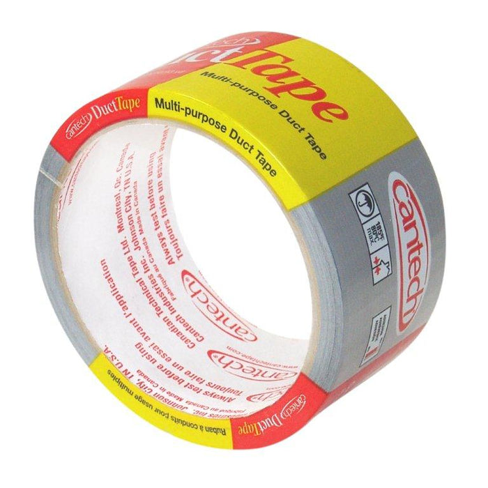 Cantech (111) 393-21 Cantech 39300 Silver Duct tape 48 MM X 10 M