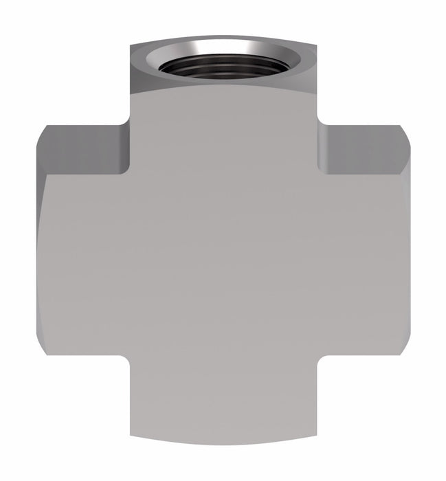 WHD 3950X2 BRASS PIPE CROSS 1/8 FEM NPT