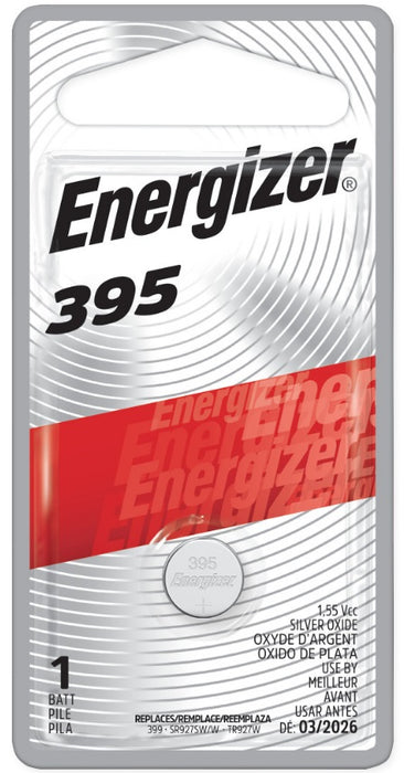 Energizer (831) 395BPZ Energizer 395 Silver Oxide Button Battery, 1-Pack