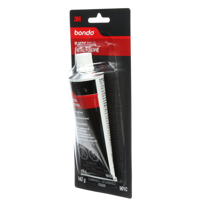 3M 901C Bondo® Plastic Metal, 901C, 5 oz (147.87 ml), Colour: Grey, 3M Stock No. 7000120087