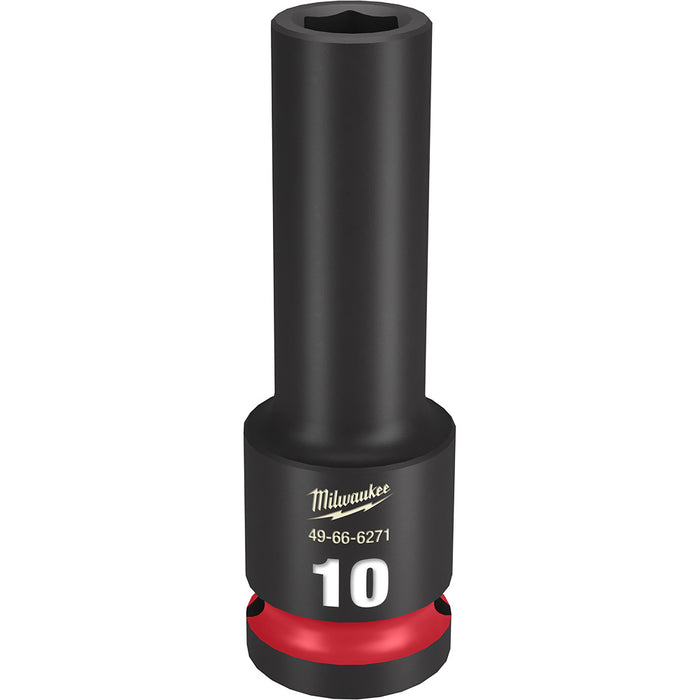 Milwaukee 49-66-6271 SHOCKWAVE Impact Duty™ 1/2"Drive 10MM Deep 6 Point Socket