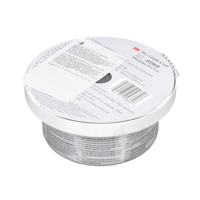 3M (815) 05860 3M™ Dry Guide Coat Cartridge, 05860, grey, 1.76 oz. (50 g), Colour: Black, 3M Stock No. 7000000596